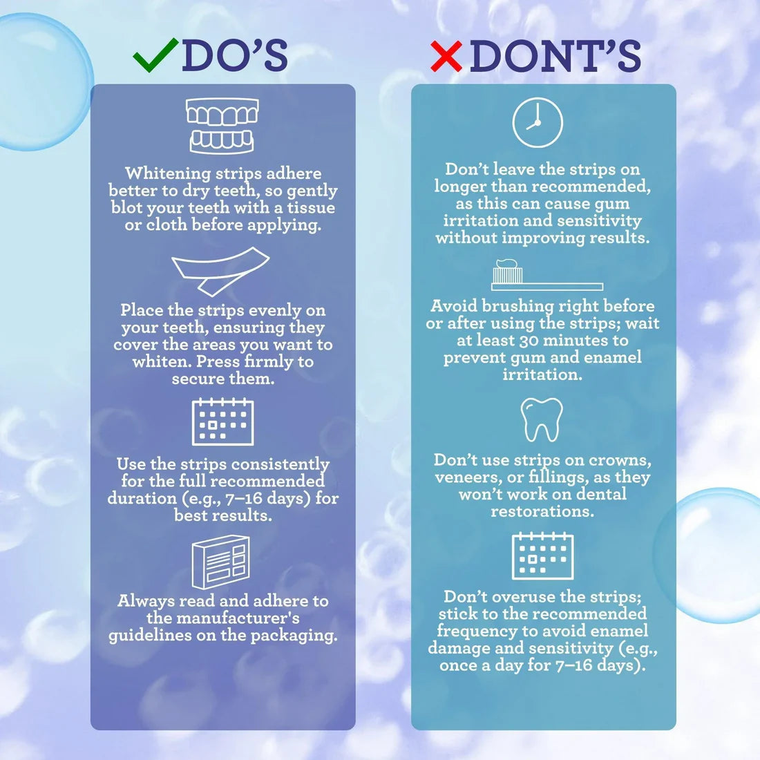 Gurunanda Whitening Strips 7pcs