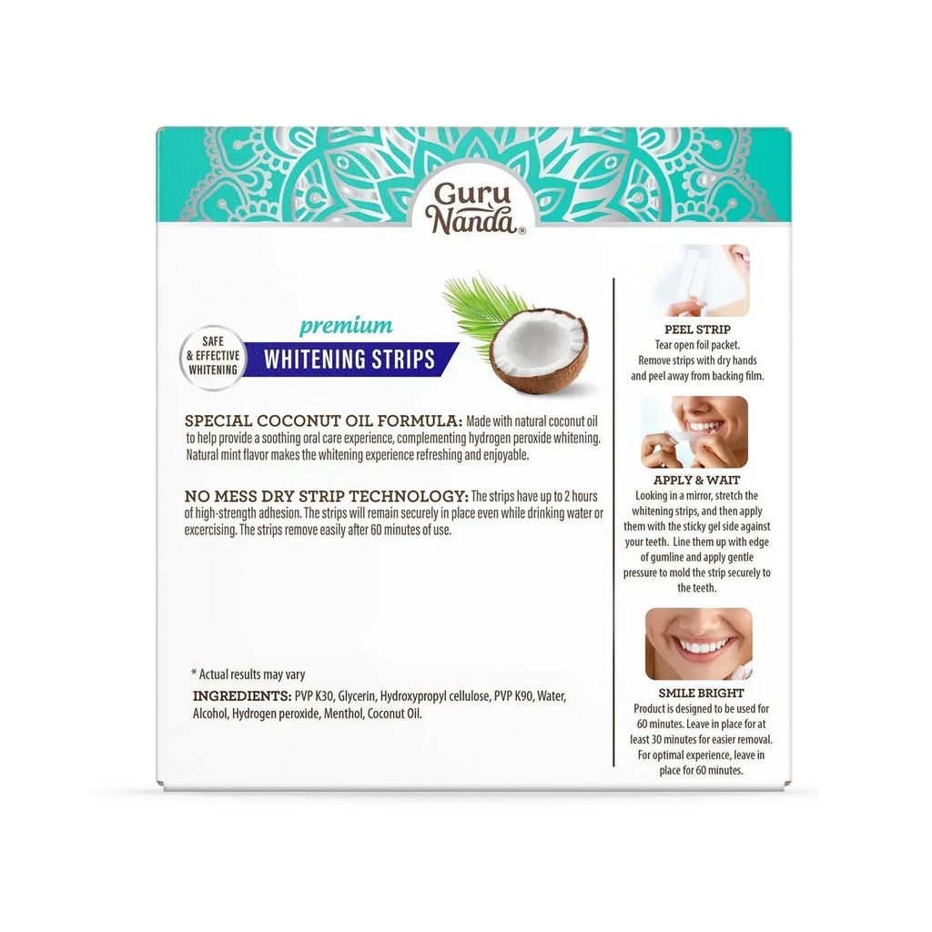 Gurunanda Whitening Strips 7pcs